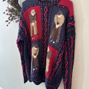 Vintage hand knitted sweater